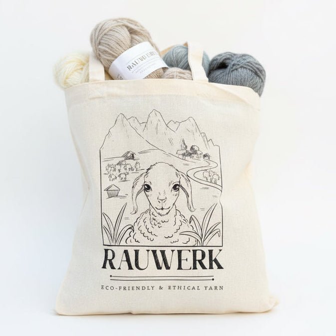 RAUWERK Bio - Strickbeutel - Rauwerk by Claudia Freiß - Frau von Strick