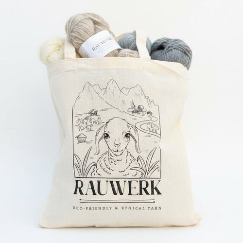 RAUWERK Bio - Strickbeutel - Rauwerk by Claudia Freiß - Frau von Strick