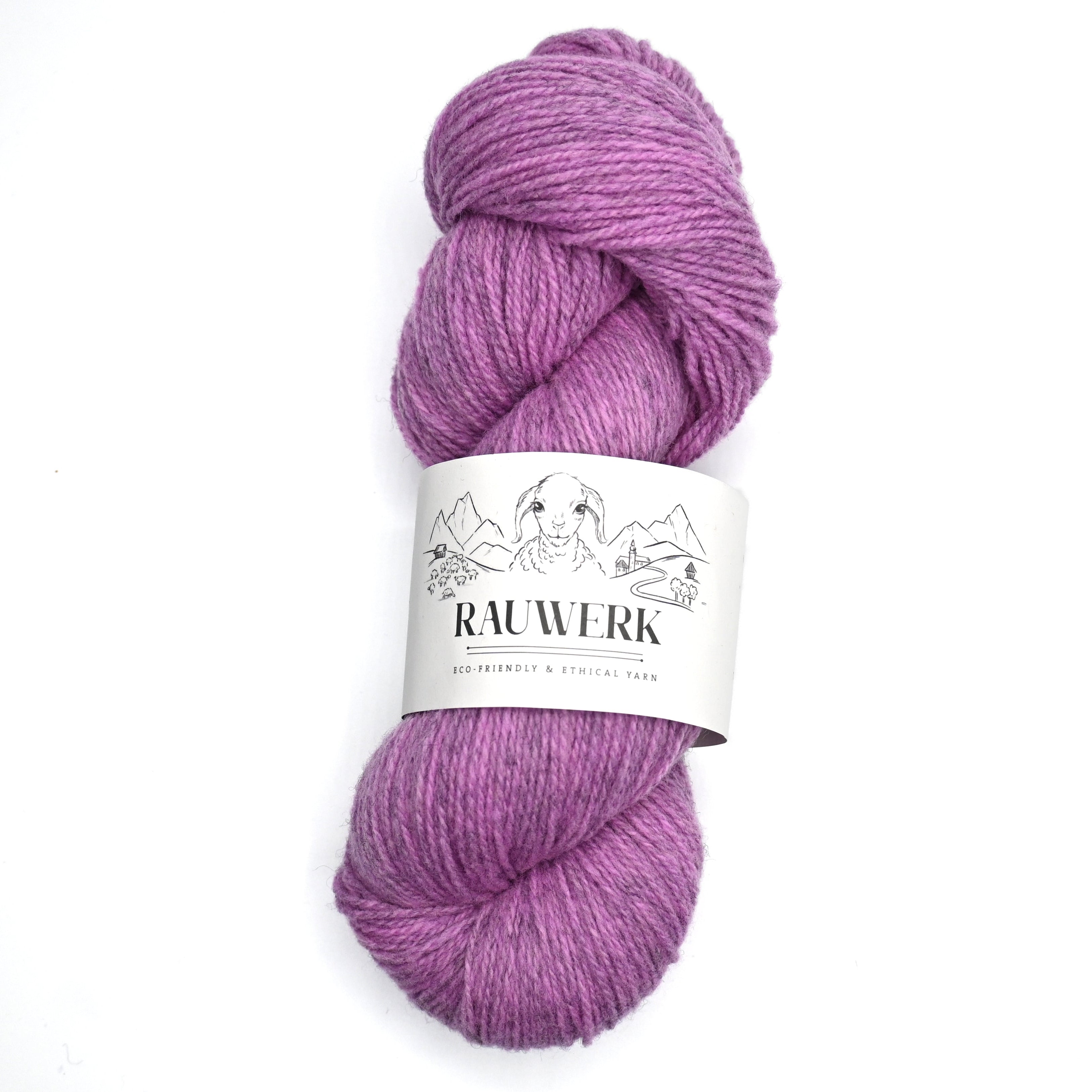 Rauwerk No2 - 100% Wolle, Merino, Sport, 300m/100g - Rauwerk by Claudia Freiß - Frau von Strick