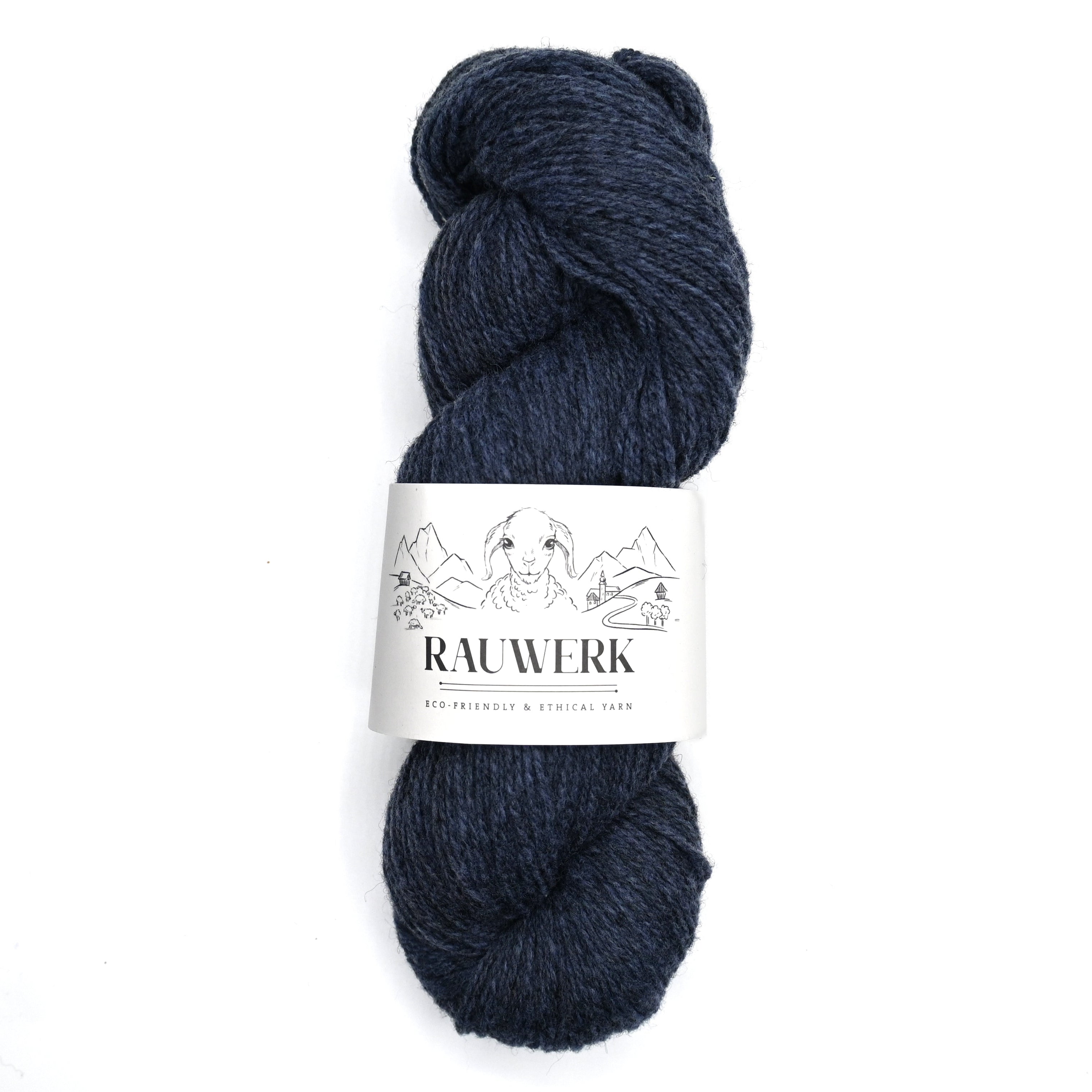 Rauwerk No2 - 100% Wolle, Merino, Sport, 300m/100g - Rauwerk by Claudia Freiß - Frau von Strick