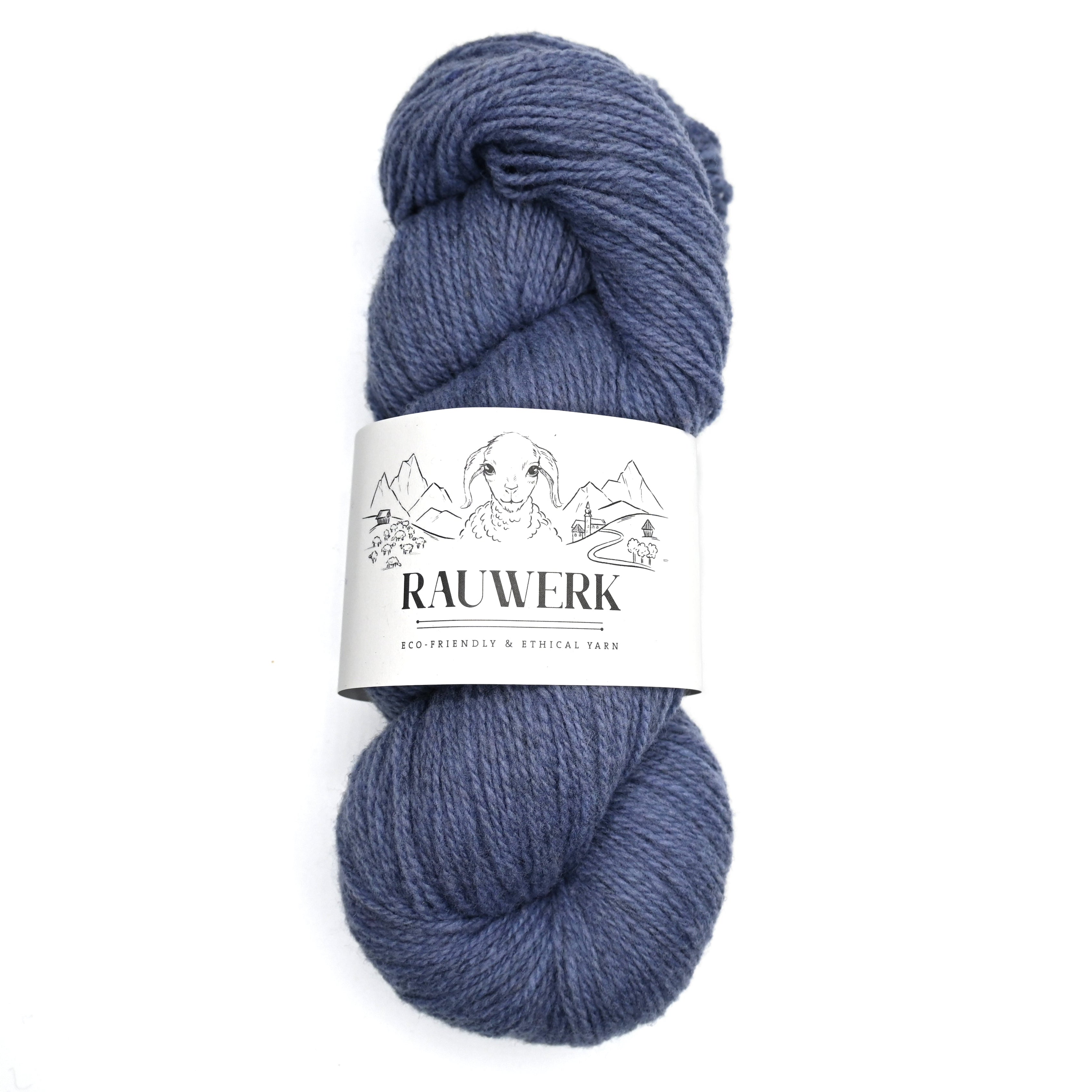 Rauwerk No2 - 100% Wolle, Merino, Sport, 300m/100g - Rauwerk by Claudia Freiß - Frau von Strick