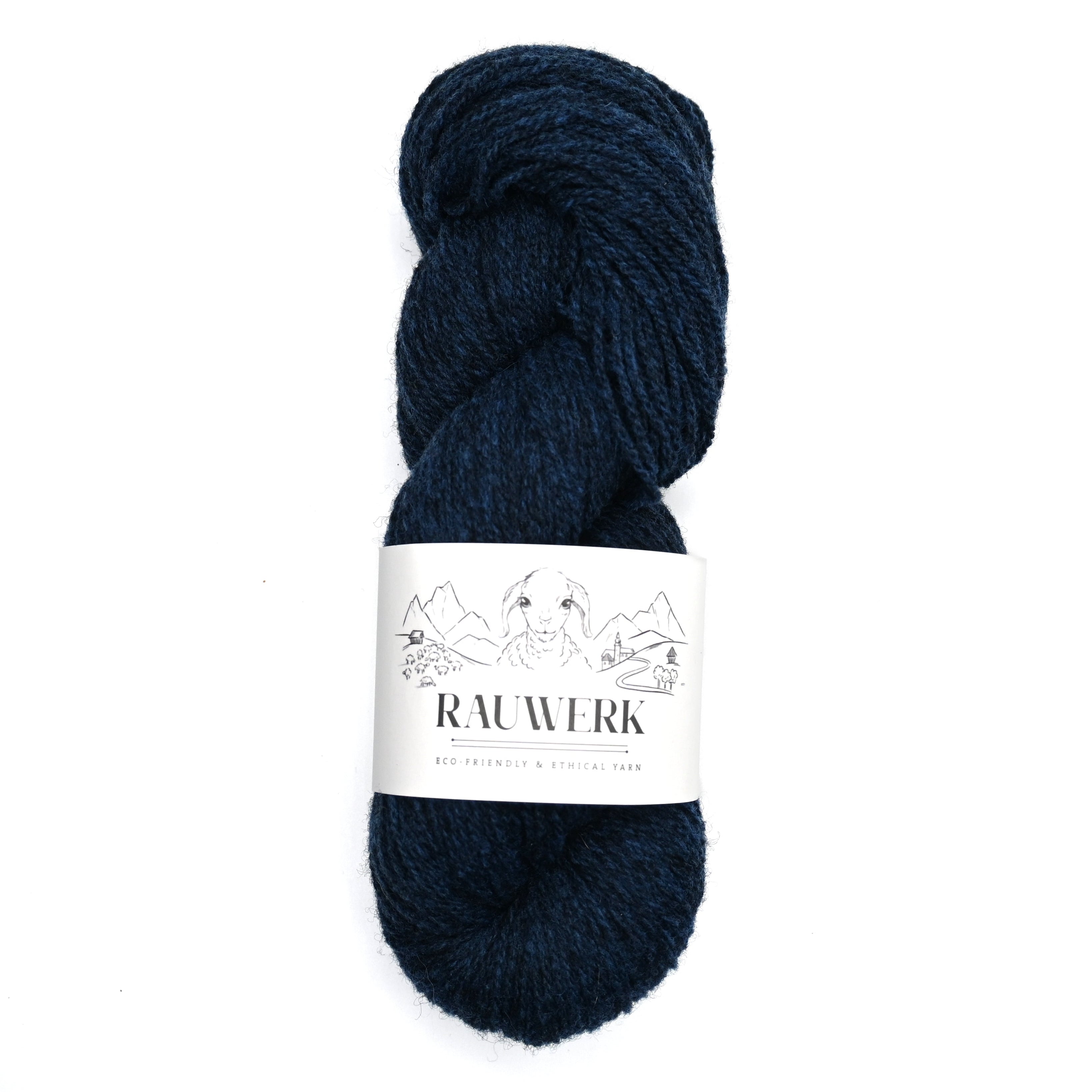 Rauwerk No2 - 100% Wolle, Merino, Sport, 300m/100g - Rauwerk by Claudia Freiß - Frau von Strick