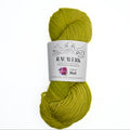 Frida auf Rauwerk No2- Kardamom/Kalk - handgefärbt - 100% Wolle, Merino, Sport, 300m/100g
