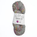 Frida auf Rauwerk No2- Neon Dots/Kies - handgefärbt - 100% Wolle, Merino, Sport, 300m/100g - Rauwerk by Claudia Freiß - Frau von Strick