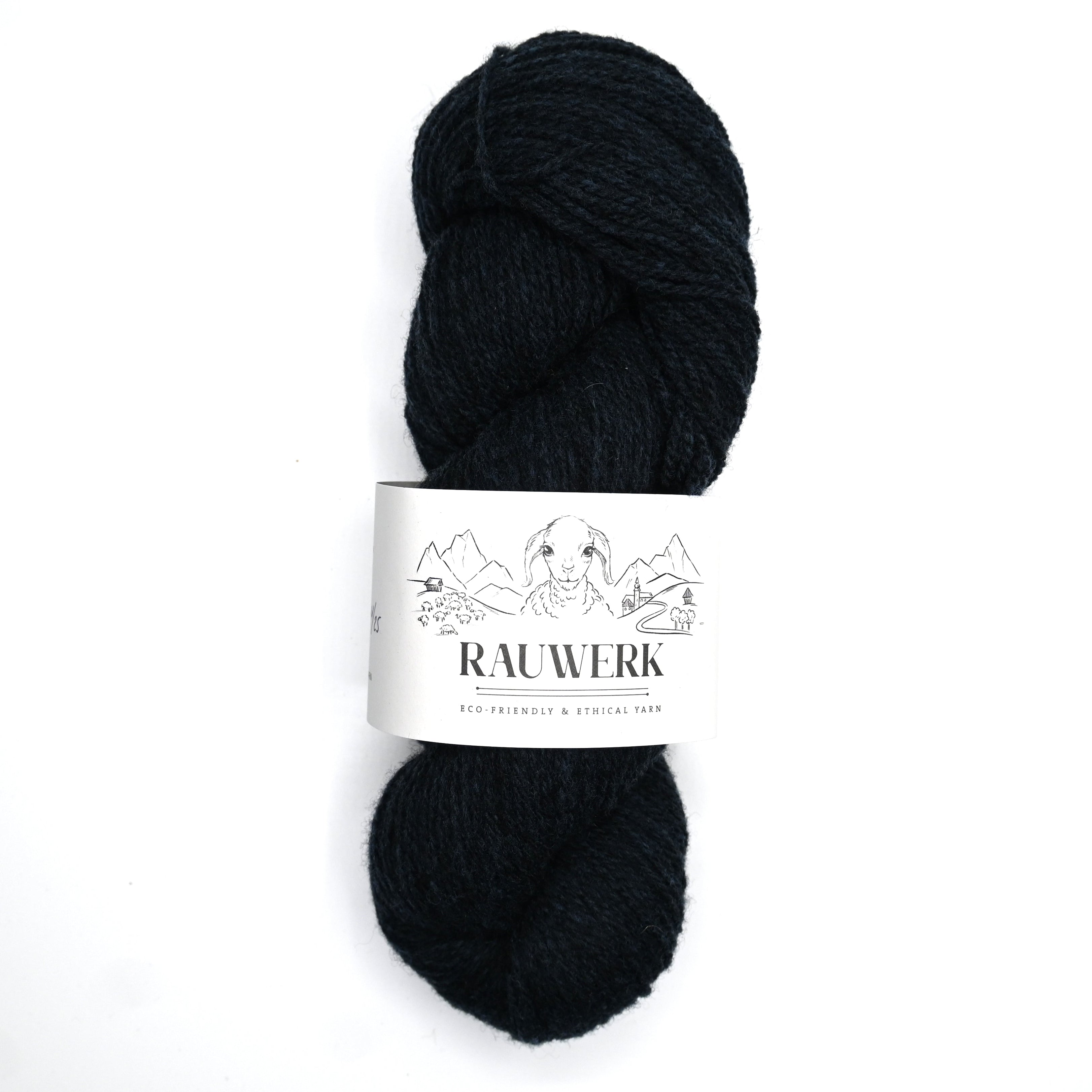 Rauwerk No2 - 100% Wolle, Merino, Sport, 300m/100g - Rauwerk by Claudia Freiß - Frau von Strick