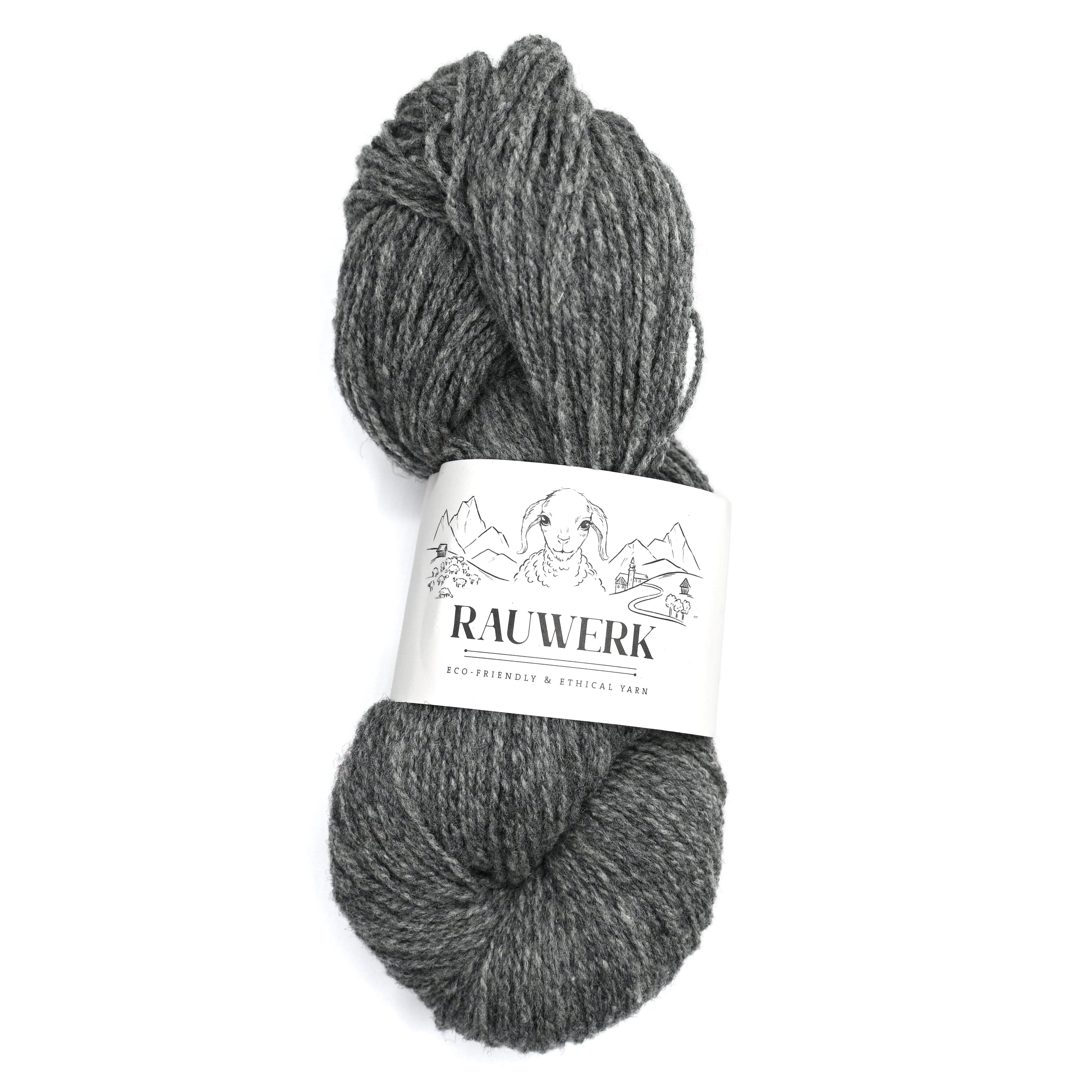 Rauwerk No2 - 100% Wolle, Merino, Sport, 300m/100g - Rauwerk by Claudia Freiß - Frau von Strick