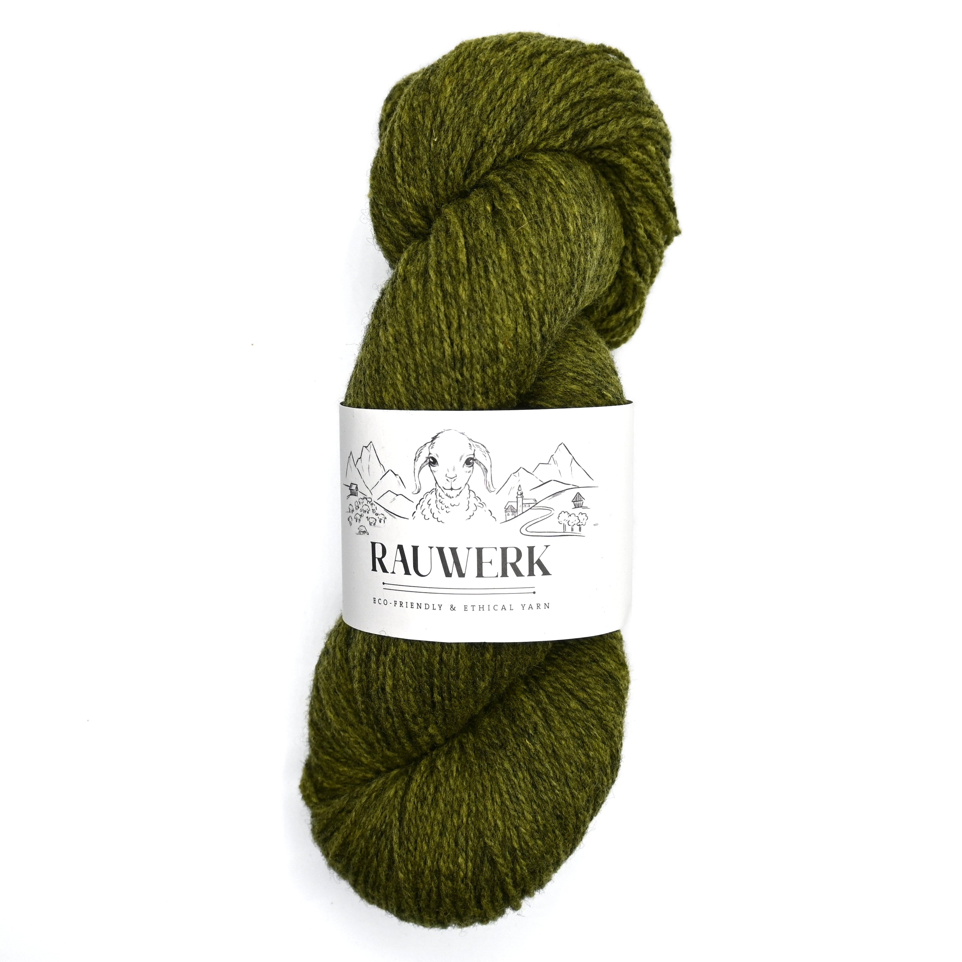 Rauwerk No2 - 100% Wolle, Merino, Sport, 300m/100g - Rauwerk by Claudia Freiß - Frau von Strick
