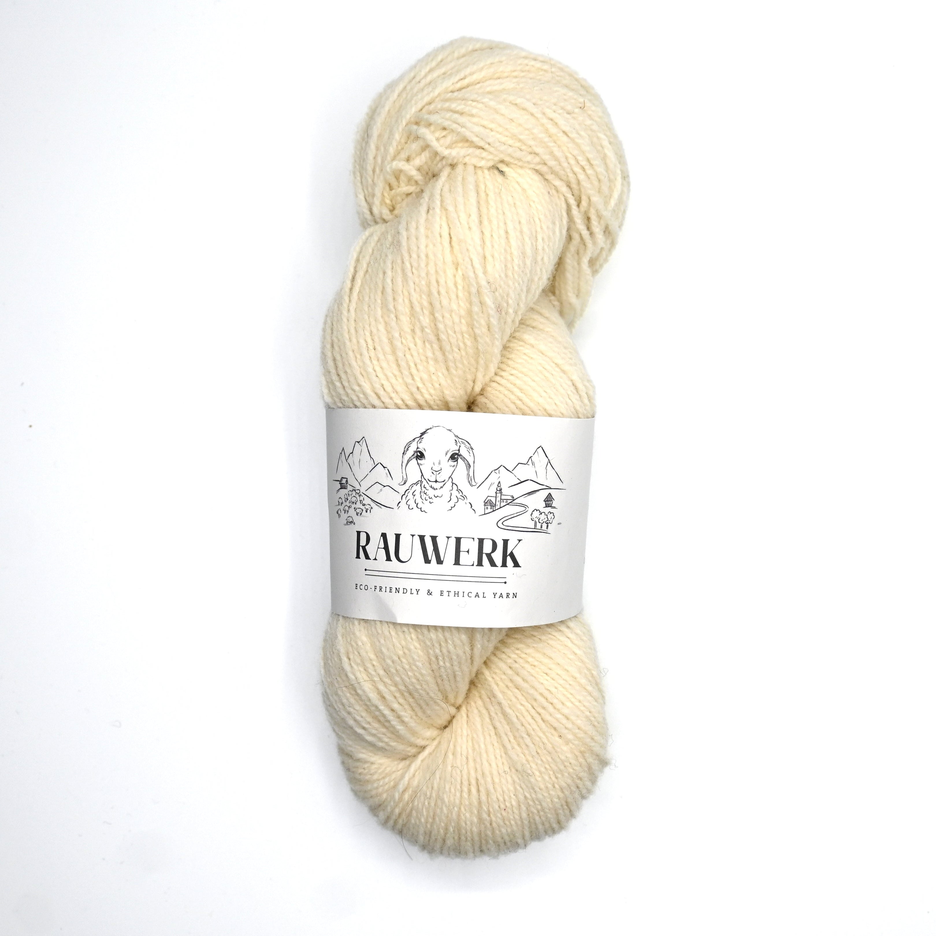 Rauwerk No2 - 100% Wolle, Merino, Sport, 300m/100g - Rauwerk by Claudia Freiß - Frau von Strick
