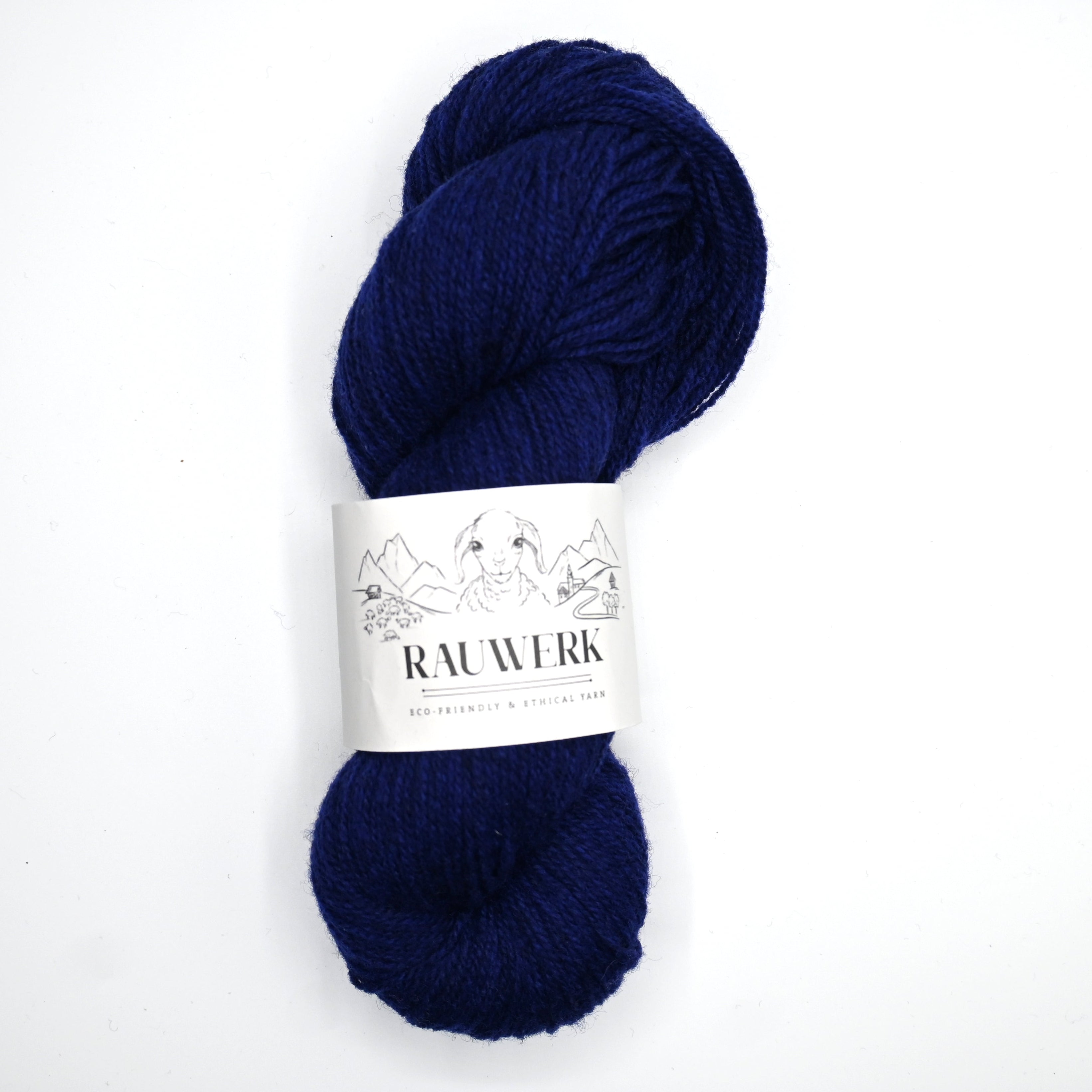 Rauwerk No2 - 100% Wolle, Merino, Sport, 300m/100g - Rauwerk by Claudia Freiß - Frau von Strick