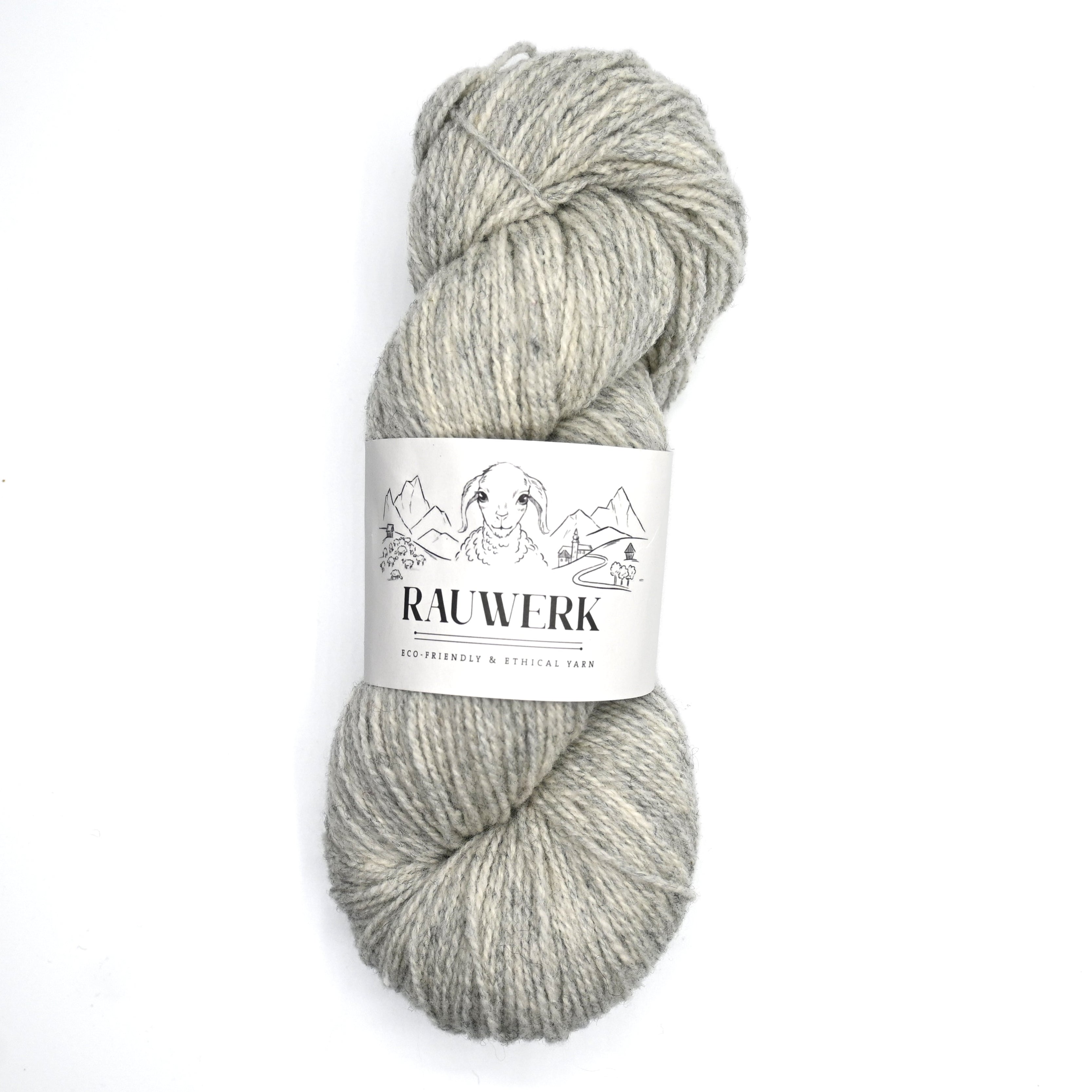 Rauwerk No2 - 100% Wolle, Merino, Sport, 300m/100g - Rauwerk by Claudia Freiß - Frau von Strick