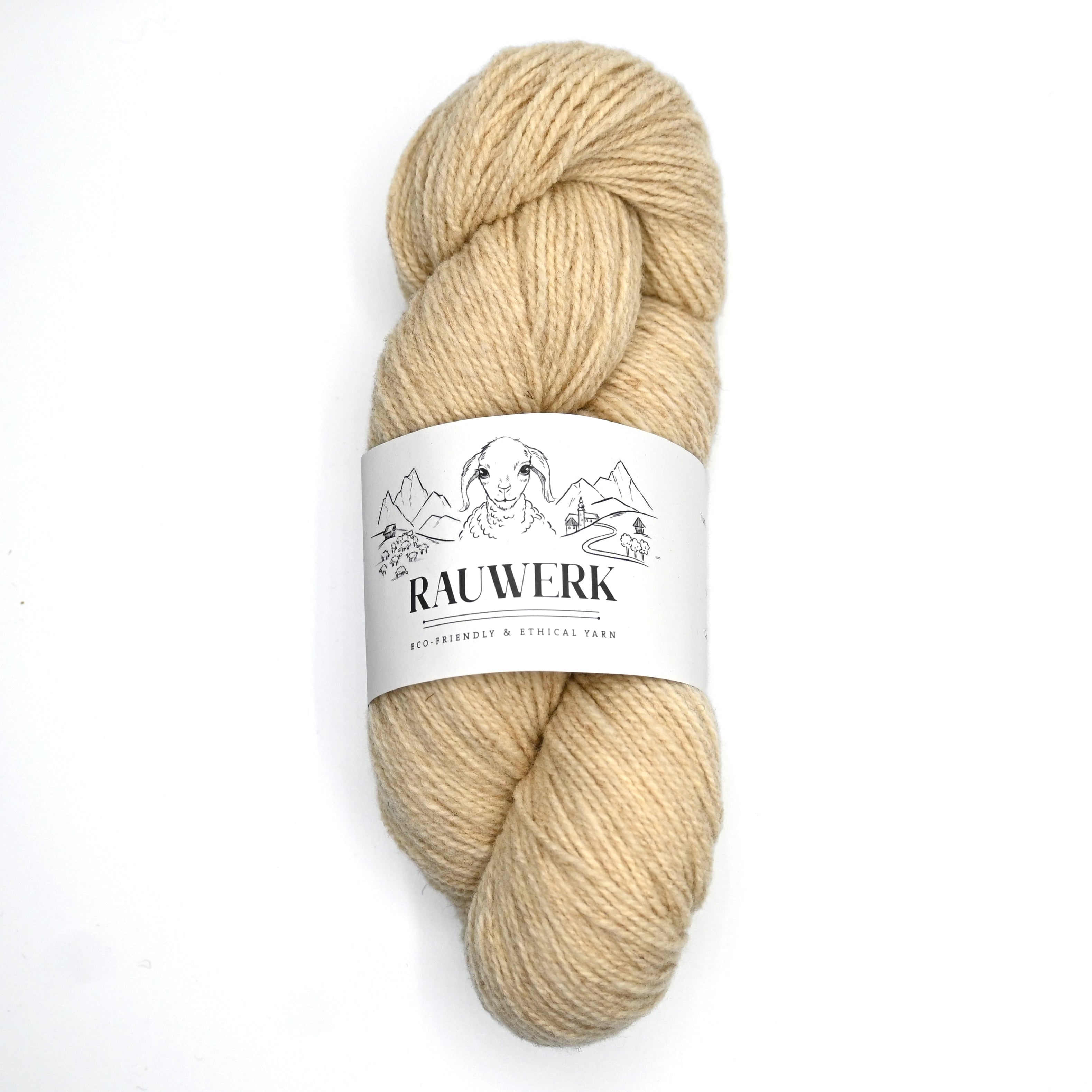 Rauwerk No2 - 100% Wolle, Merino, Sport, 300m/100g - Rauwerk by Claudia Freiß - Frau von Strick