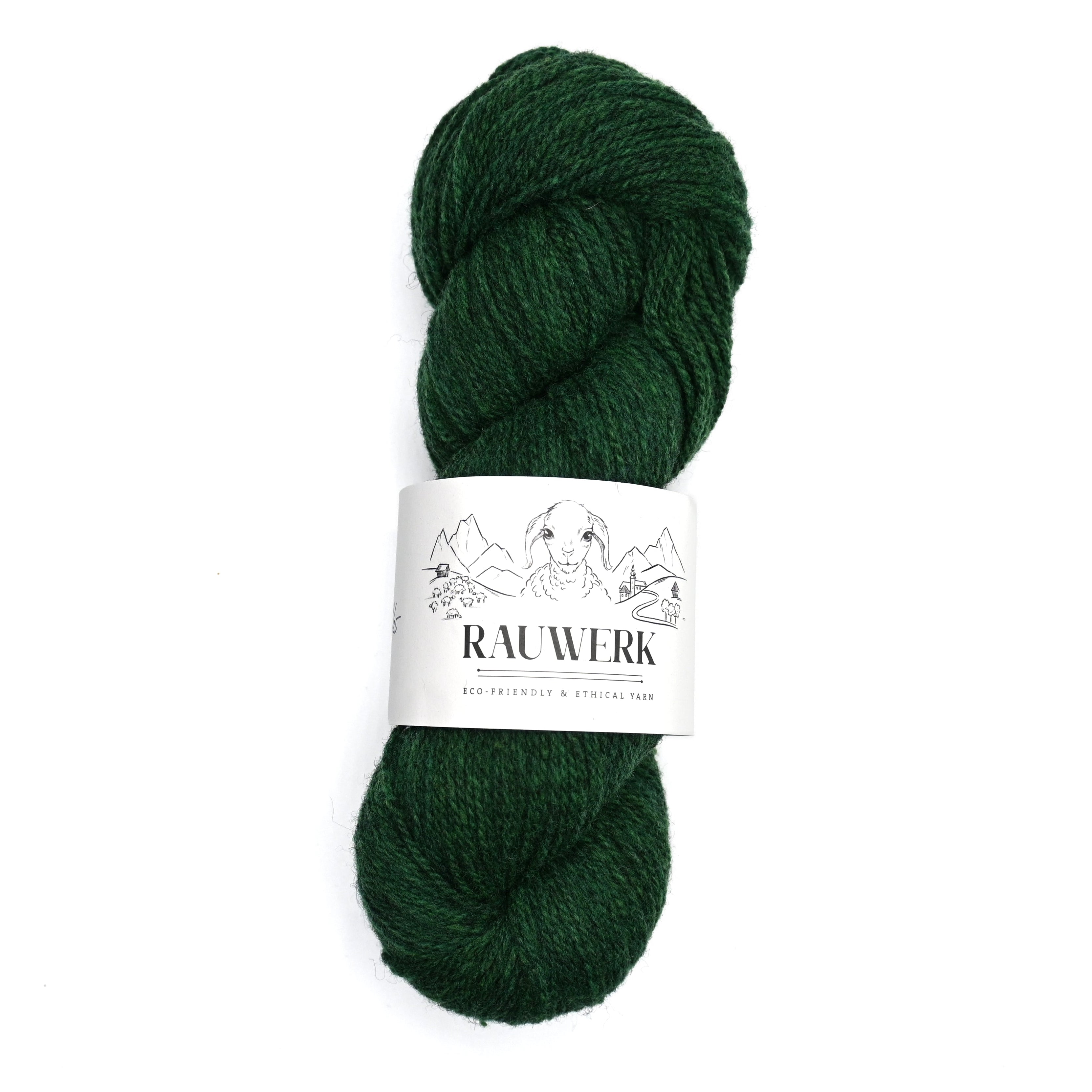 Rauwerk No2 - 100% Wolle, Merino, Sport, 300m/100g - Rauwerk by Claudia Freiß - Frau von Strick