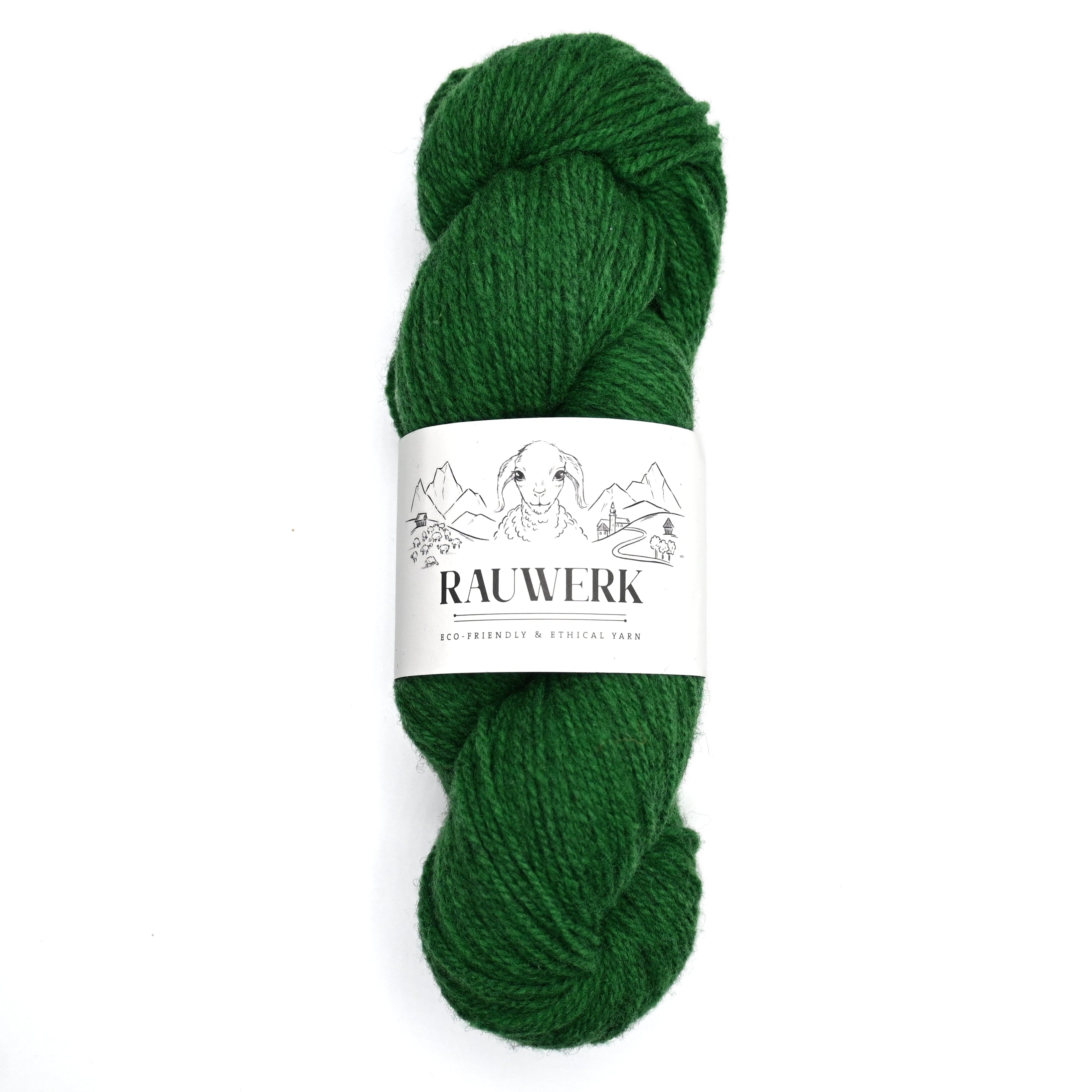 Rauwerk No2 - 100% Wolle, Merino, Sport, 300m/100g - Rauwerk by Claudia Freiß - Frau von Strick