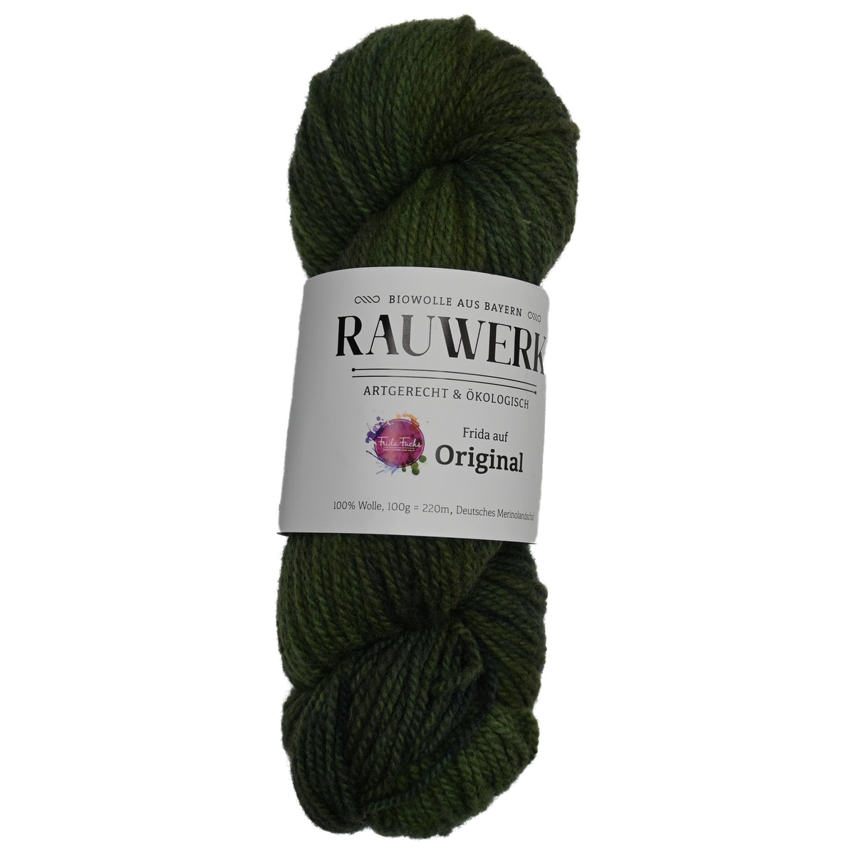 Frida auf Rauwerk Original - Rosmarin/Quarz - 100% Wolle, Merino, DK, 220m/100g - Claudia Freiß - RAUWERK - Frau von Strick