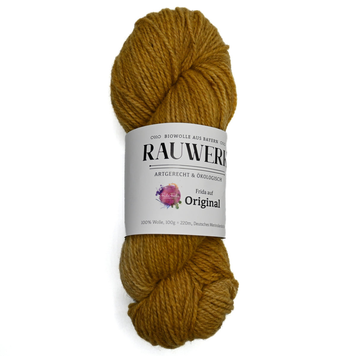 Frida auf Rauwerk Original - Weizen/Quarz - 100% Wolle, Merino, DK, 220m/100g - Claudia Freiß - RAUWERK - Frau von Strick